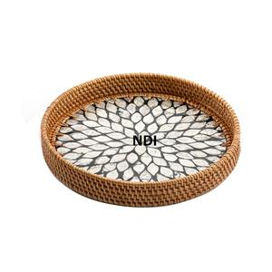 Producto de alta venta Bandeja de servicio de madera maciza Bandeja de servicio de catering para té Café Servidor de desayuno Bandeja de madera - Product Image 5