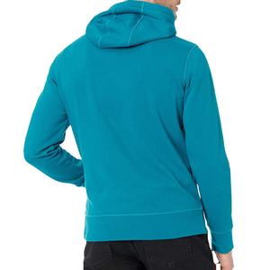 Sudadera con Capucha para Hombre en Verde Azulado de Alta Calidad con Estilo Urbano Personalizado, Logotipo Bordado e Impreso OEM, Cuello con Capucha - Product Image 5