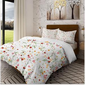 Ensemble de literie de collection hôtelière 100 % coton de qualité supérieure, respirant, avec housse de couette et taie d'oreiller, technique de tissage avec logo personnalisé - Product Image 3