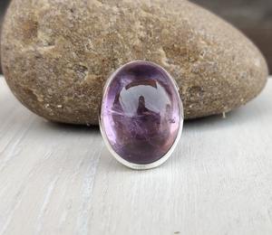 Tendance 925 en argent Sterling améthyste pierre précieuse bague bijoux à la main en argent Boho Style bague bijoux pour femmes cadeau pour les filles - Product Image 4