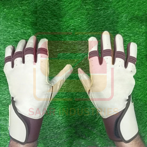 Gants de frappeur de baseball de softball de couleur personnalisée légère et professionnelle de haute qualité Gants de sport respirants en cuir d'origine - Product Image 3