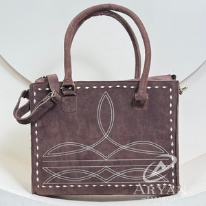 2025 nouveau Design mode botte point véritable daim cuir grande capacité femmes sac fourre-tout sacs à bandoulière dissimulé transporter sacs à main - Product Image 1