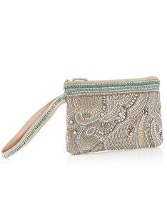 Itemld กระเป๋าคลัทช์มือไข่มุกปักลายสไตล์โบฮีเมียนดีไซน์แฟนซีงานแต่งงานงานเลี้ยงปรับแต่งสีขายส่ง - Product Image 2