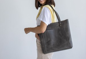 À la mode femmes sac fourre-tout en cuir véritable sac à bandoulière grand mode sac à main bureau capacité LTB-0257 - Product Image 3