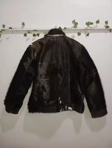 เสื้อแจ็คเก็ตหนังวัวแท้ ซิป ผ้าไม่ทอ กันน้ำ ระบายอากาศ กันลม เสื้อผ้าฤดูหนาว ระดับพรีเมียม หรูหรา สำหรับผู้ชาย ปี 2025 - Product Image 5