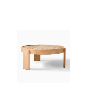 Muebles para el hogar, mesa de centro para sala de estar, muebles, marco de madera de teca redonda ovalada, Material para muebles de sala de estar - Product Image 2