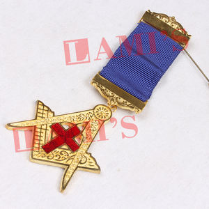 Bas prix maçonnique Regalia poitrine bijou sur mesure francs-maçons Regalia poitrine étiquettes bijou à vendre - Product Image 1