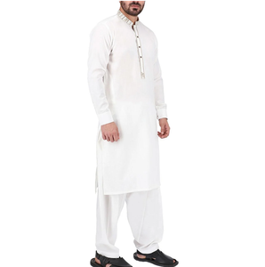 Shalwar Kameez Pakistaní para Hombre, Transpirable, al por Mayor, con MOQ Bajo, Nuevo Diseño, Traje Nacional Cultural - Product Image 3
