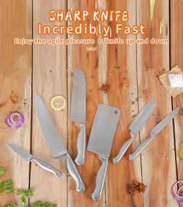 มีดหั่นอาหารสแตนเลสคมมีดสำหรับใช้ในครัว - Product Image 6