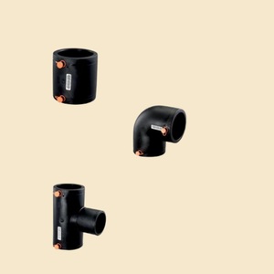 Raccords d'électro-fusion TEE égaux de 50mm de haute qualité Connexions étanches lisses et sécurisées Pipelines HDPE de haute qualité pour l'exportation - Product Image 3