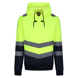 Cintas reflectantes de seguridad vial personalizadas Ropa DE TRABAJO Sudadera con capucha Invierno Personalizado Hombres Construcción de seguridad - Product Image 2