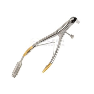 Half Gold Plated Killian Nasal Speculum <b>Surgical</b> Stainless Steel and Fiber Optic Manual Forceps Plastic and Metal Material - Product Image 1