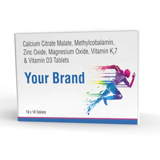 Indiase Levering Hot Selling Ccm K27 Vitamine D3 Tabletten Private Label Gezondheidszorg Supplement Voor Export