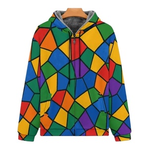 Sudaderas con Capucha Personalizadas por Sublimación para Hombre, 100% Poliéster, Forro Polar, Secado Rápido y Transpirable, Diseño Personalizado, Venta al Por Mayor - Product Image 1