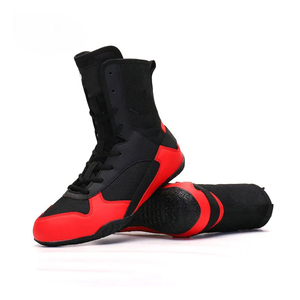 Bottes d'entraînement de taekwondo et de boxe de karaté professionnel de haute qualité en cuir de qualité supérieure chaussures à prix d'usine de conception personnalisée - Product Image 3