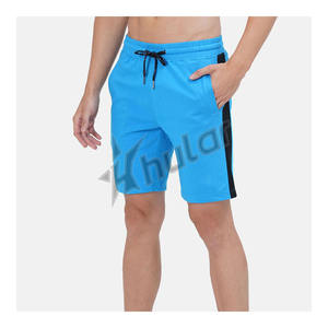 Pantalones cortos deportivos transpirables para hombre con logotipo personalizado 2025, pantalones cortos de playa ecológicos con patrón sólido, diseño americano, antiarrugas, nuevo verano - Product Image 1