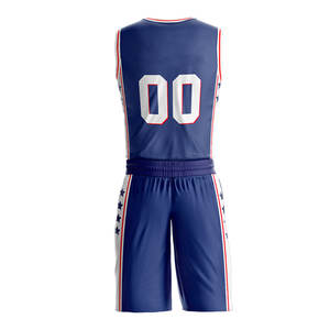 Uniforme de basket-ball imprimé par sublimation de logo et de design personnalisés OEM de meilleure qualité/Uniformes de basket-ball nouveau design en vente - Product Image 3