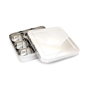 กล่องเครื่องเทศสแตนเลสเกรดอาหาร9ช่อง - Product Image 3