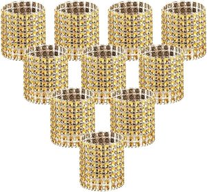 Élégant ferme ronds de serviette en plastique bois et élastique pour la décoration de table de fête matériau en papier améliorer l'attrait de la table à manger - Product Image 1