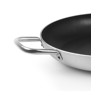 Pura Induction Magma Tech Plus <b>Nonstick</b> Deep Pan Pure Aluminum 32 Diameter Round Pan for Gas and Induction Stove Made in Italy - Product Image 4