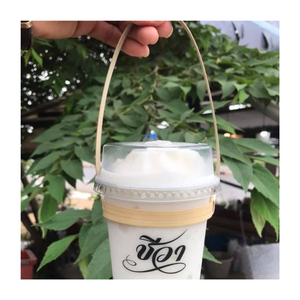 Support de tasse en bambou vietnamien pour un arrangement soigné de tasses et de petites tasses - Product Image 1