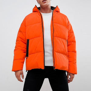 Veste matelassée personnalisée veste matelassée d'hiver à capuche veste matelassée en duvet surdimensionnée pour hommes veste matelassée d'hiver pour hommes - Product Image 1