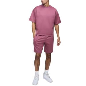 Conjunto de Shorts Deportivos de Verano para Hombre, con Logotipo Personalizado, Estilo Urbano, 100% Algodón, HECHO POR HS 2026 - Product Image 1