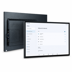 Monitor de Pantalla Táctil de 43, 49 y 55 Pulgadas para Salón de Belleza, Spa, Menú de Servicios, Pantalla Capacitiva Negra, Interfaz USB, 16:9, para Negocios - Product Image 1