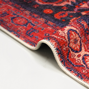 Tapis persan rouge vintage turc Art Déco, tapis Kilim turc vieilli, tapis tribal bohème, fournisseur OEM ODM - Product Image 2