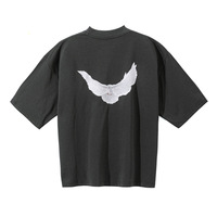 T-shirts pour hommes personnalisés de haute qualité, tricotés en coton 100%, vintage, séchage rapide, impression de logo personnalisée, vente en gros