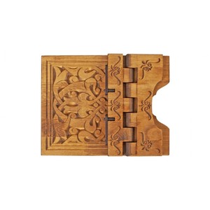 Wooden Desktop Recitation <b>Stand</b> with Perforations TS021 <b>Tablet</b> PC <b>Stand</b> - Product Image 1