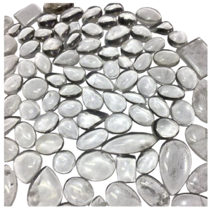 Cristal clair Quartz Cabochon pierres précieuses en vrac produit naturel - Product Image 5