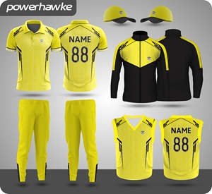 Conjunto completo personalizable de ropa deportiva de críquet, último diseño de uniforme con diferentes colores y logotipo - Product Image 3