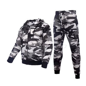 Qualité supérieure en gros hommes survêtements 2025 pas cher prix camouflage impression hommes survêtements à vendre - Product Image 1