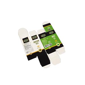 Custom Offset Gold <b>Foil</b> UV Coating Recyclable Small Essential Oil Packaging Boxes Stamping Vanishing Features Bristol Paper - Product Image 6