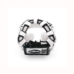 Protector de Cabeza Doble para Kickboxing Profesional, Ajustable, para Entrenamiento de Boxeo, Hecho de Cuero de Alta Calidad - Product Image 3