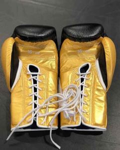 Gants de boxe de qualité supérieure avec logo personnalisé, entraînement professionnel, sparring, combat, gants de boxe 100% cuir véritable SI-BG-112 - Product Image 2