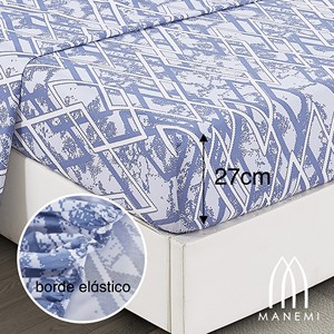 Ensemble de housse de couette moderne à motifs géométriques 100% coton, 3 pièces, avec drap-housse et taie d'oreiller, literie de luxe - Product Image 3