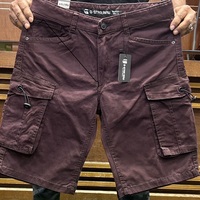 Shorts cargo pour hommes personnalisés, toutes saisons, 8 poches, en tissu sergé chino, style décontracté chic, pantalon de jogging, liquidation de stock
