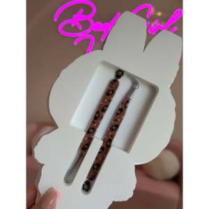 Ensemble de pinces à épiler Labubu - Outils de maquillage en acier inoxydable à pointe inclinée et pointue - Product Image 5