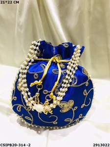 Designer Evening <b>Bag</b> Stylish <b>Potli</b> Batua Handbag - Product Image 5