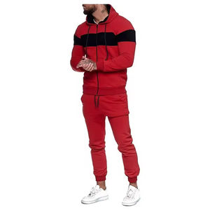 Ropa de calle para hombre con etiqueta personalizada, chándal con capucha para hombre, pantalones de chándal con cremallera, trajes para correr, estilo de pantalones personalizables - Product Image 3