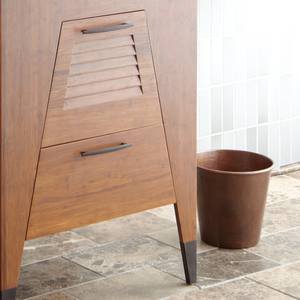 Cubo de Basura de Cobre Martillado Moderno de Home Craft Exports, Buena Calidad para Baño, Hogar, Oficina, Cocina, Restaurante, Hotel - Product Image 3