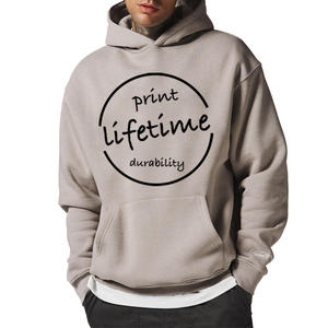 Sudaderas con Capucha Unisex Personalizadas para Invierno, Estilo Urbano, Hombros Caídos, Tejido Grueso, Oversize, con Impresión Digital - Product Image 3