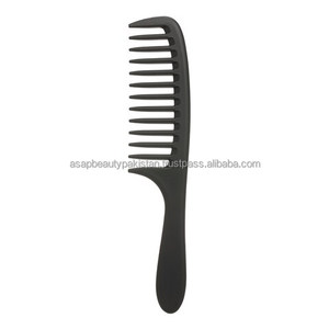 ASAP Plastic Hair <b>Comb</b> Abs Logo Abs Silicon Hair Brush with <b>Wide</b> Tooth De Home Salon Promotion Travel ASAP Beauty PAKISTAN - Product Image 3