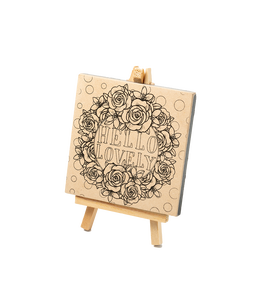 Petite quantité de mini chevalet de peinture en bois avec support Colormate pour afficher des œuvres d'art de dessin Fournisseur d'art de confiance - Product Image 3