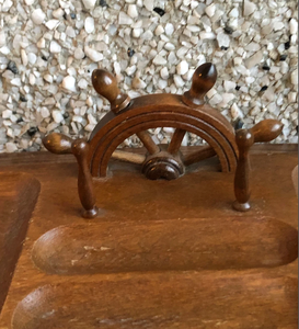 Handmade Magic Vintage Nautical <b>Ship</b> <b>Wheel</b> Valet Desk Caddy Quality Best Nautical <b>Ship</b> <b>Wheel</b> Handmade Decor - Product Image 3