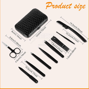 Kit de pince à épiler Premium avec plusieurs styles de pointe pour une précision Kit de pince à épiler durable avec prise facile - Product Image 3