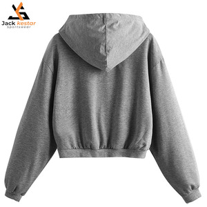 Top vente : sweat-shirts courts pour femmes, créez votre propre design, vente chaude et prix bas, sweat-shirts courts pour femmes, matière fraîche - Product Image 2