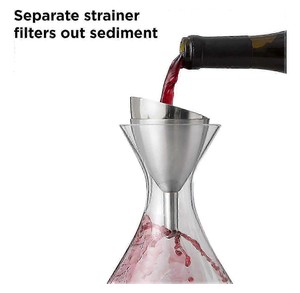 Stainless Steel <b>Funnel</b> With Filter Holes For Smooth Spill Free Liquid Transfer Precision Design Ideal For Bar And Home Use - Product Image 3
